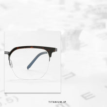 Carica l&#39;immagine nel visualizzatore di Gallery, Reven Jate 2610 Optical Pure Titanium Square Frame Prescription Eyeglasses Rx Men or Women Glasses for Male Female Eyewear