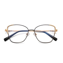 Carica l&#39;immagine nel visualizzatore di Gallery, Reven Jate 3014 Anti Blue Ray Light Blocking Full Rim Alloy Metal Eyeglasses Frame for Women Optical Eyewear Glasses Frame