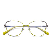 Carica l&#39;immagine nel visualizzatore di Gallery, Reven Jate 3014 Anti Blue Ray Light Blocking Full Rim Alloy Metal Eyeglasses Frame for Women Optical Eyewear Glasses Frame