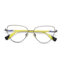 Carica l&#39;immagine nel visualizzatore di Gallery, Reven Jate 3018 Anti Blue Ray Light Blocking Full Rim Alloy Metal Eyeglasses Frame for Women Optical Eyewear Glasses Frame