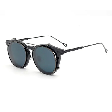 Reven Jate 4919 Men Eyeglasses Frame Ultra Light-weighted Flexible IP Electronic Plating Metal Material Rim Glasses