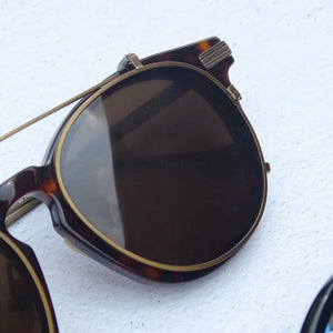 Reven Jate 4919 Men Eyeglasses Frame Ultra Light-weighted Flexible IP Electronic Plating Metal Material Rim Glasses