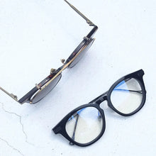 Carica l&#39;immagine nel visualizzatore di Gallery, Reven Jate 4919 Men Eyeglasses Frame Ultra Light-weighted Flexible IP Electronic Plating Metal Material Rim Glasses