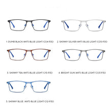 Load image into Gallery viewer, Reven Jate 5909 Full Rim Alloy Front Flexible Plastic TR-90 Temple Legs Optical Eyeglasses Frame for Men and Women Eyewear