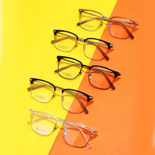 Load image into Gallery viewer, Reven Jate 6130 Acetate Titanium Glasses Frame Men Retro Prescription Eyeglasses Women 2022 Vintage Myopia Optical Eyewear