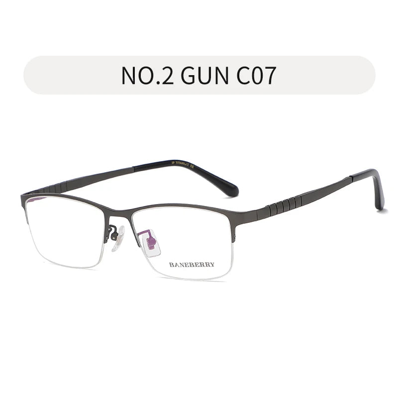 Reven Jate 71109 Optical Glasses Pure Titanium Frame Prescription Eyeglasses Rx Men or Women Glasses for Male Female Eyewear