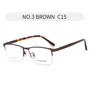 Reven Jate 71137 Optical Glasses Pure Titanium Frame Prescription Eyeglasses Rx Men or Women Glasses for Male Female Eyewear
