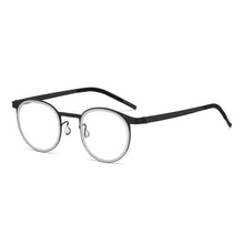 Carica l&#39;immagine nel visualizzatore di Gallery, Reven Jate 9704 Optical Pure Titanium Round  Frame Prescription Eyeglasses Rx Men or Women Glasses for Male Female Eyewear
