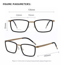 Load image into Gallery viewer, Reven Jate 9711 Optical Glasses Pure Titanium Frame Prescription Eyeglasses Rx Men or Women Glasses for Male Female Eyewear