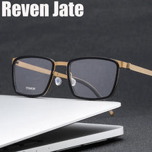 Load image into Gallery viewer, Reven Jate 9711 Optical Glasses Pure Titanium Frame Prescription Eyeglasses Rx Men or Women Glasses for Male Female Eyewear