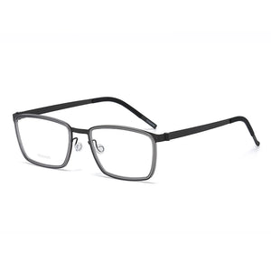 Reven Jate 9711 Optical Glasses Pure Titanium Frame Prescription Eyeglasses Rx Men or Women Glasses for Male Female Eyewear