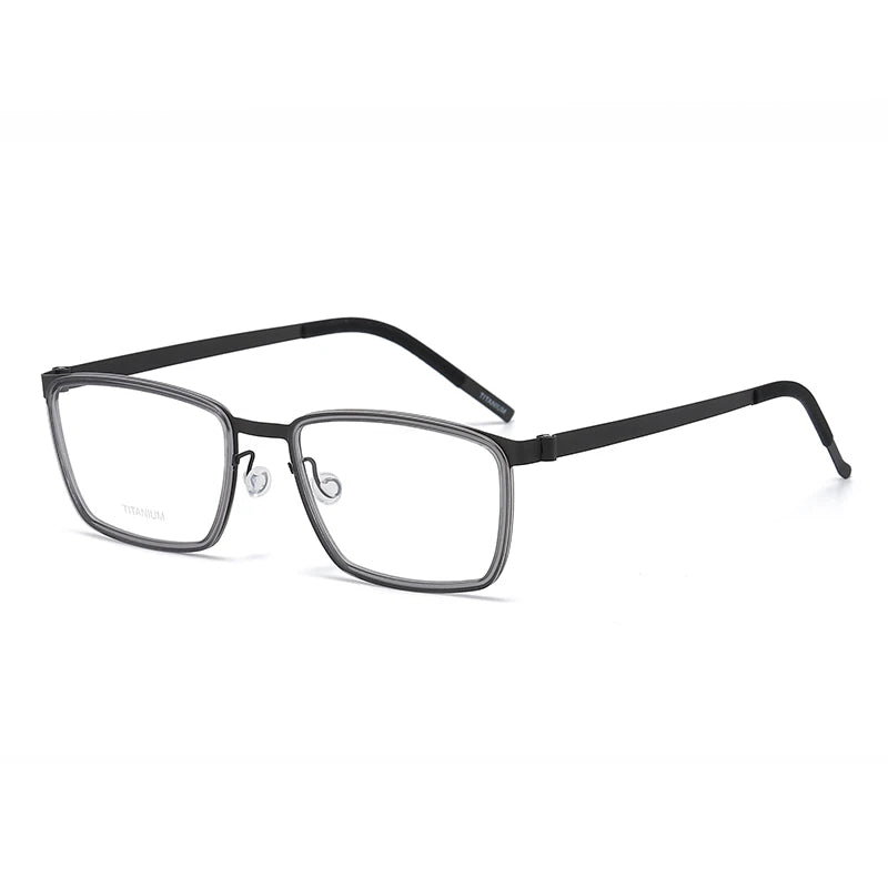 Reven Jate 9711 Optical Glasses Pure Titanium Frame Prescription Eyeglasses Rx Men or Women Glasses for Male Female Eyewear