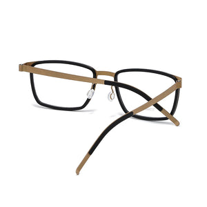 Reven Jate 9711 Optical Glasses Pure Titanium Frame Prescription Eyeglasses Rx Men or Women Glasses for Male Female Eyewear