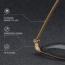 Load image into Gallery viewer, Reven Jate 9711 Optical Glasses Pure Titanium Frame Prescription Eyeglasses Rx Men or Women Glasses for Male Female Eyewear