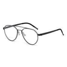 Carica l&#39;immagine nel visualizzatore di Gallery, Reven Jate 9745 Optical Pure Titanium Round  Frame Prescription Eyeglasses Rx Men or Women Glasses for Male Female Eyewear