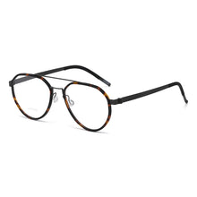 Carica l&#39;immagine nel visualizzatore di Gallery, Reven Jate 9745 Optical Pure Titanium Round  Frame Prescription Eyeglasses Rx Men or Women Glasses for Male Female Eyewear
