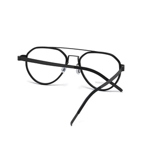 Reven Jate 9745 Optical Pure Titanium Round  Frame Prescription Eyeglasses Rx Men or Women Glasses for Male Female Eyewear