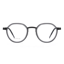 Carica l&#39;immagine nel visualizzatore di Gallery, Reven Jate 9759 Optical Pure Titanium Round Frame Prescription Eyeglasses Rx Men or Women Glasses for Male Female Eyewear