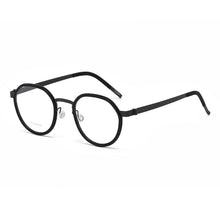 Carica l&#39;immagine nel visualizzatore di Gallery, Reven Jate 9759 Optical Pure Titanium Round Frame Prescription Eyeglasses Rx Men or Women Glasses for Male Female Eyewear