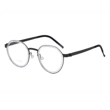 Carica l&#39;immagine nel visualizzatore di Gallery, Reven Jate 9759 Optical Pure Titanium Round Frame Prescription Eyeglasses Rx Men or Women Glasses for Male Female Eyewear