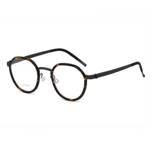 Carica l&#39;immagine nel visualizzatore di Gallery, Reven Jate 9759 Optical Pure Titanium Round Frame Prescription Eyeglasses Rx Men or Women Glasses for Male Female Eyewear