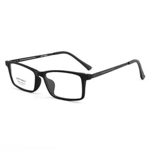 Carica l&#39;immagine nel visualizzatore di Gallery, Reven Jate 9826 Full Rim Flexible Frame Pure Titanium Super Light Temple Legs Prescription Eyeglasses Frame Optical Glasses
