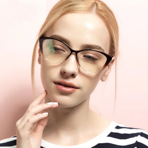 Reven Jate Eyeglasses Optical Spectacles Glasses Frame for Women Eyewear with 6 Colors Free Assembly with Rx Lenses 5865