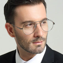 Load image into Gallery viewer, Reven Jate Full Rim Super Flexible Memery Metal Alloy Titanium Optical Eyeglasses Frame for Men and Women with 5 Optional Colors