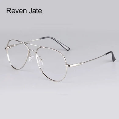 Reven Jate Full Rim Super Flexible Memery Metal Alloy Titanium Optical Eyeglasses Frame for Men and Women with 5 Optional Colors