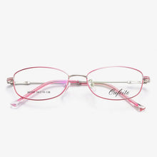 Carica l&#39;immagine nel visualizzatore di Gallery, Reven Jate Full Rimless Eyeglasses Frame Optical Prescription Alloy Glasses Frame For Women&#39;s Eyewear Female Armacao Oculos 050