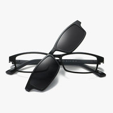 Carica l&#39;immagine nel visualizzatore di Gallery, Reven Jate Polarized Sunglasses Magnetic Clip-ons with Plastic TR-90 Super Light Frame for Women and Men Sunshades Polarize