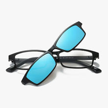 Carica l&#39;immagine nel visualizzatore di Gallery, Reven Jate Polarized Sunglasses Magnetic Clip-ons with Plastic TR-90 Super Light Frame for Women and Men Sunshades Polarize