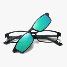 Carica l&#39;immagine nel visualizzatore di Gallery, Reven Jate Polarized Sunglasses Magnetic Clip-ons with Plastic TR-90 Super Light Frame for Women and Men Sunshades Polarize