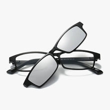 Carica l&#39;immagine nel visualizzatore di Gallery, Reven Jate Polarized Sunglasses Magnetic Clip-ons with Plastic TR-90 Super Light Frame for Women and Men Sunshades Polarize