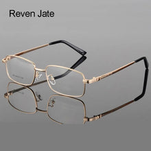 Load image into Gallery viewer, Reven Jate Prescription Alloy Optical Eyeglasses Frame with 4 Optional Colors For Eyewear Free Assembly with Prescription Lens