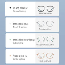Load image into Gallery viewer, Reven Jate R2321 Pure Titanium Glasses Frame Women Vintage Square Myopia Optical Prescription Eyeglasses Frame Men New Eyewear