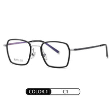 Load image into Gallery viewer, Reven Jate R2321 Pure Titanium Glasses Frame Women Vintage Square Myopia Optical Prescription Eyeglasses Frame Men New Eyewear