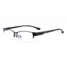 Load image into Gallery viewer, Reven Jate Super Fashion Men Eyeglasses Frame Ultra Light-Weighted Flexible IP Electronic Plating Metal Material Rim Glasses