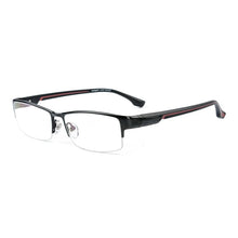 Load image into Gallery viewer, Reven Jate Super Fashion Men Eyeglasses Frame Ultra Light-Weighted Flexible IP Electronic Plating Metal Material Rim Glasses