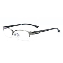 Load image into Gallery viewer, Reven Jate Super Fashion Men Eyeglasses Frame Ultra Light-Weighted Flexible IP Electronic Plating Metal Material Rim Glasses