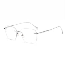 Load image into Gallery viewer, Reven Jate Titanium 1912T Glasses Frame Rimless Eyeglasses Optical Prescription Men Female Eyewear Spectacles Vision Correction