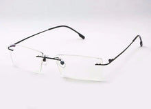 Load image into Gallery viewer, Reven Jate Titanium Memory Flexible Rimless Frame Eyeglasses Optical Prescription Glasses for Women and Men Frame Shape Customed