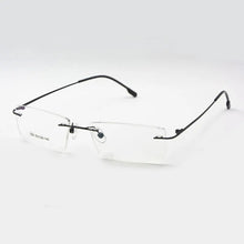 Load image into Gallery viewer, Reven Jate Titanium Memory Flexible Rimless Frame Eyeglasses Optical Prescription Glasses for Women and Men Frame Shape Customed