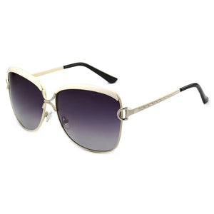 Reven Jate Women Sunwear 8702 Woman Sunglasses Frame Polarized Gradient Tinted Lenses Polarize Female Sunshades Frame