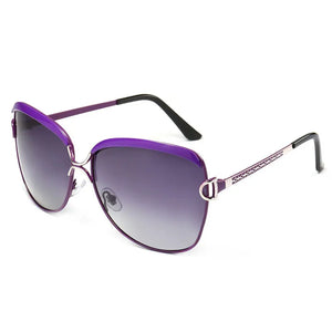 Reven Jate Women Sunwear 8702 Woman Sunglasses Frame Polarized Gradient Tinted Lenses Polarize Female Sunshades Frame
