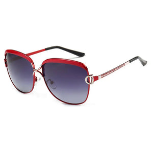 Reven Jate Women Sunwear 8702 Woman Sunglasses Frame Polarized Gradient Tinted Lenses Polarize Female Sunshades Frame