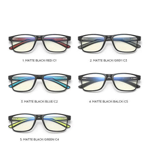 Reven2388 TR90 Square Glasses Frame Men Women Vintage Prescription Eyeglasses Frame Myopia Optical Spectacles blue light Eyewear