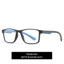 Load image into Gallery viewer, Reven2388 TR90 Square Glasses Frame Men Women Vintage Prescription Eyeglasses Frame Myopia Optical Spectacles blue light Eyewear
