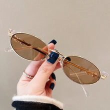 Load image into Gallery viewer, Rhinestone Diamonds Eyeglasses Frames New Metal Bling Eyewear Glasses Oval Shades Unisex Reading Eyeglasses Men