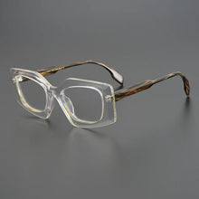 Load image into Gallery viewer, Rhombus Men Women Exaggerated Retro Personality Eyeglasses  Niche Handmade Glasses Frame Myopia Prescription Eyewear